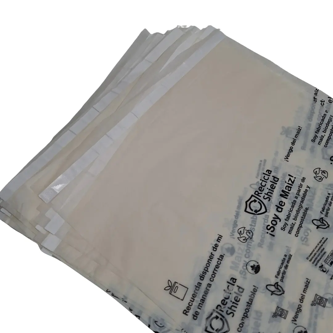 Bolsa de Seguridad Compostable 30 x 40 cm – Cal 2.0 | Pack 100 sobres 2