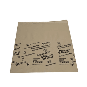 Bolsa de Seguridad Compostable 30 x 40 cm – Cal 2.0 | Pack 100 sobres