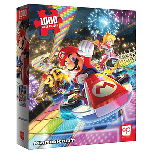 Puzzles OP 1000 piezas: Mario KartTM Rainbow Road