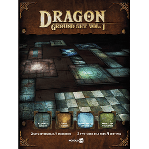Dragon Ground Set Vol. 1 -- (LOSETAS MODULARES PARA DUNGEONS)