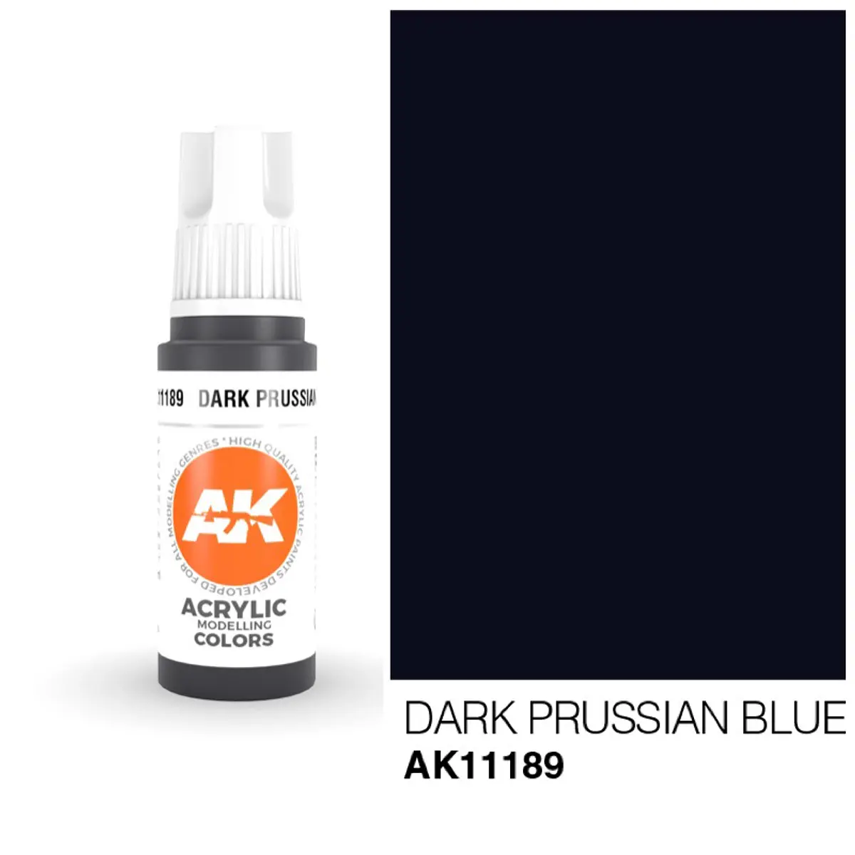 Vallejo Model Color Acrylfarbe – Dark Prussian Blue (70899), 17 Ml, Hochpigmentiert, Wasserbasiert