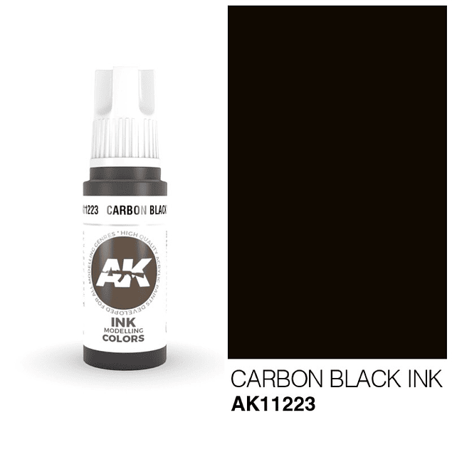 CARBON BLACK INK 17ML.
