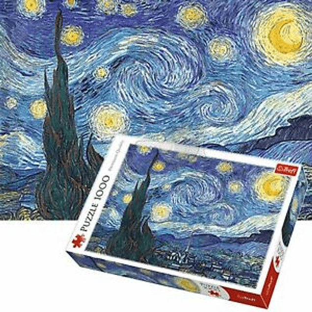 Puzzle 1000 piezas Vincent Gogh Una Noche Estrella