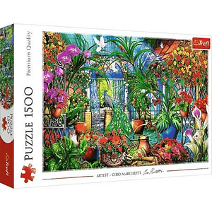 Puzzle Trefl 1500 piezas Jardín secreto 