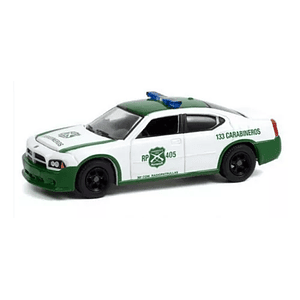 2006 DODGE CHARGER POLICE CARABINEROS DE CHILE WHITE GREEN 1:43