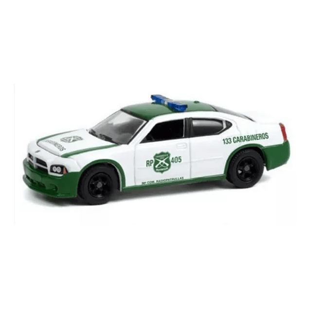 2006 DODGE CHARGER POLICE CARABINEROS DE CHILE WHITE GREEN 1:43