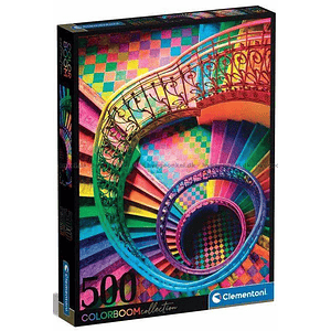 Puzzle Clementoni Escaleras Colorboom de 500 Piezas
