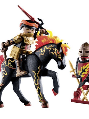 Playmobil Novelmore Burnham Raiders Caballero de Fuego- 71213