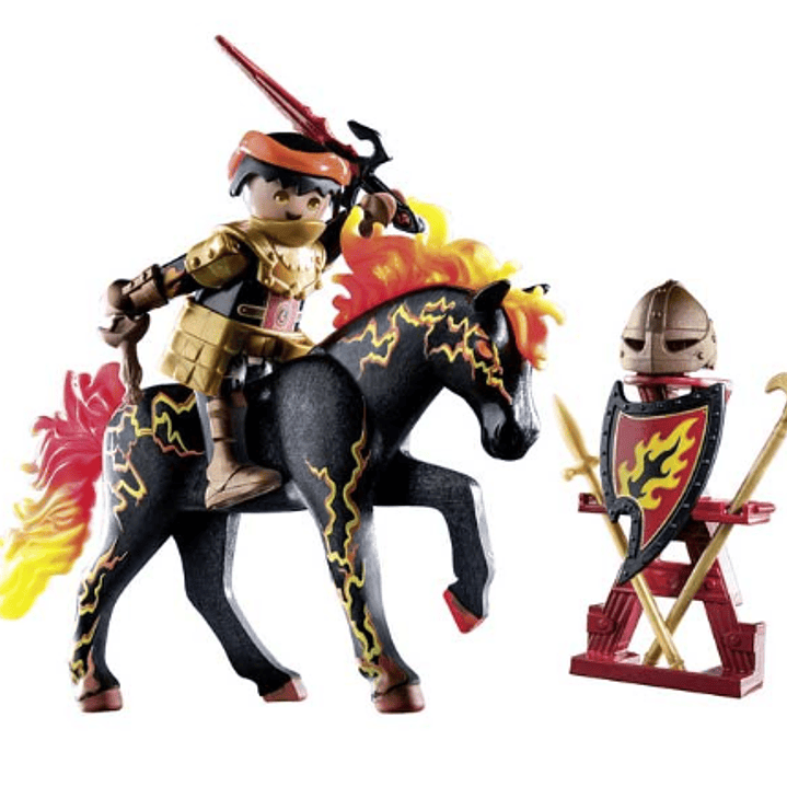 Playmobil Novelmore Burnham Raiders Caballero de Fuego- 71213 2
