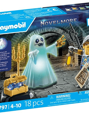 Playmobil 71797 Novelmore Fantasma Castillo y Caballero Starter Pack
