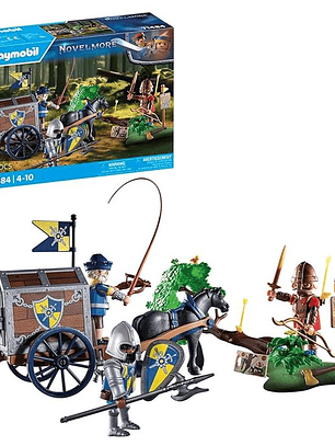 Playmobil Novelmore set Convoy asalto de bandido batalla 71484