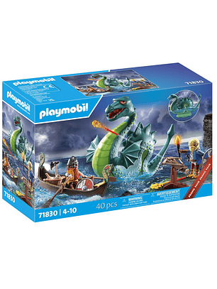 Playmobil Héroes – Vikingos con monstruo marino 71830