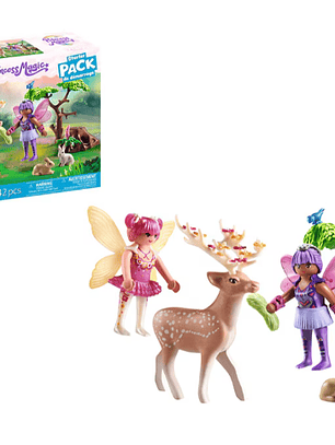 Playmobil 71800 Princess Magic Hadas con Animales del Bosque Pack