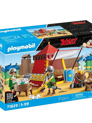 Playmobil colección Astérix y Obélix, La Cabaña de los Legionarios (71829)