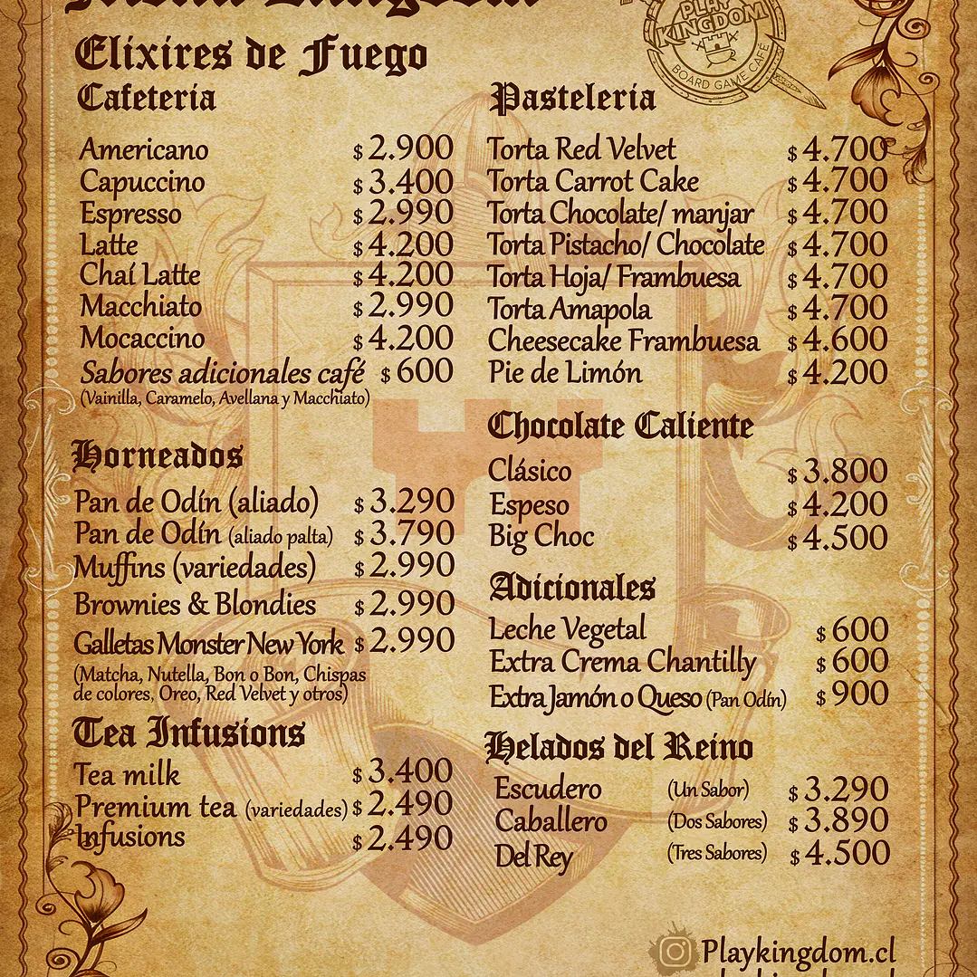 Menu Play Kingdom 2