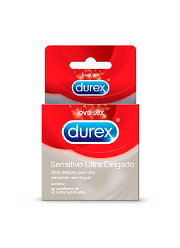 Durex Sensitivo Ultra Delgado x3