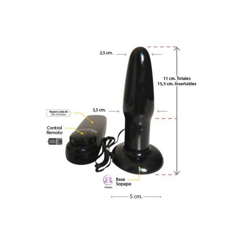 Dilatador anal con vibrador