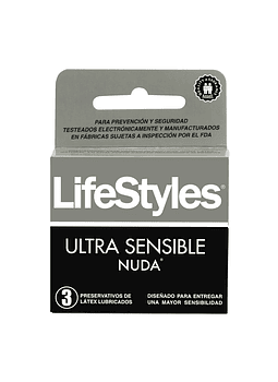 Lifestyles Nuda Ultra Sensible x 3