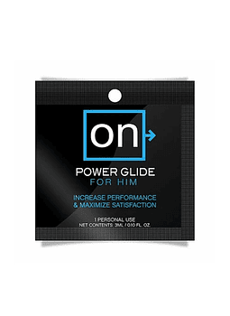 Estimulante Masculino ON Power Glide de Sensuva Sachet 6ml