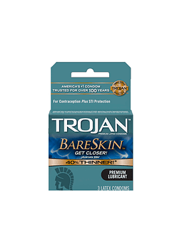 Trojan Bareskin x 3