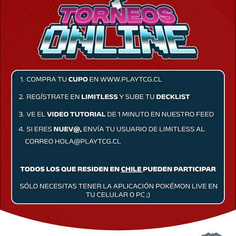 Cupo Liga Élite Trainer ($5.000) - Sábados - Pokémon Live TCG 2
