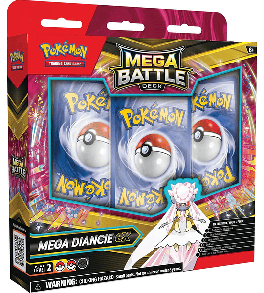 Mega Battle Deck (Mega Diancie ex) – Español - Pokémon TCG  - 