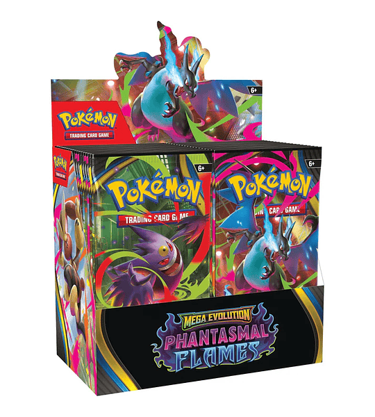 Booster Box - Phantasmal Flames - Español - Mega Evolution - Pokémon TCG - PREVENTA 14 NOVIEMBRE