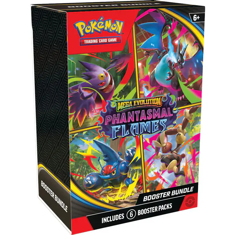  Booster Bundle - Español - Phantasmal Flames - Mega Evolution - Pokémon TCG  1