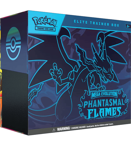 Elite Trainer Box - Inglés - Phantasmal Flames - Mega Evolution - Pokémon TCG [Preventa 14 noviembre]