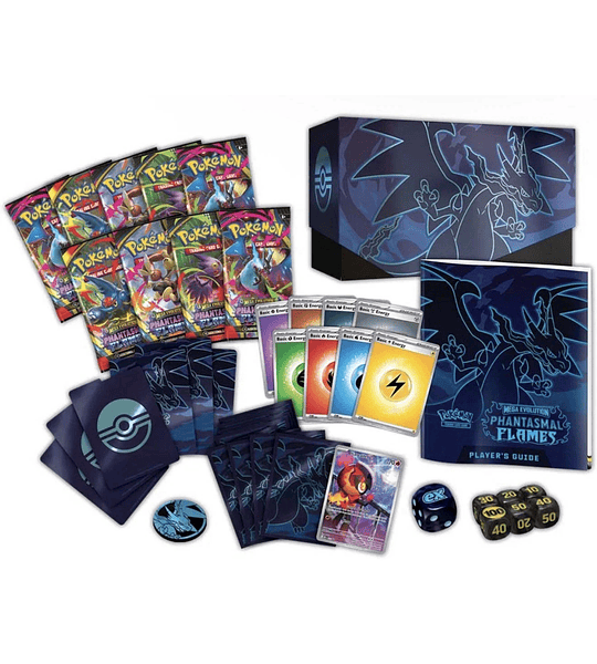 Elite Trainer Box - Inglés - Phantasmal Flames - Mega Evolution - Pokémon TCG [Preventa 14 noviembre]
