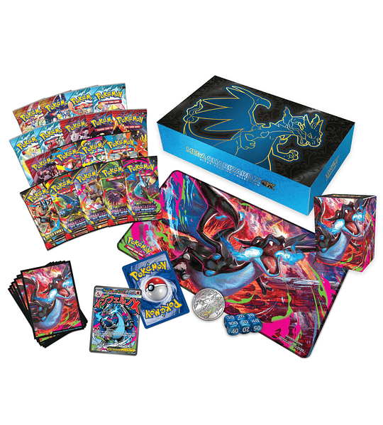 Mega Charizard X Ex Ultra Premium Collection Inglés - Phantasmal Flames - Mega Evolution Pokémon TCG [Preventa 14 noviembre]