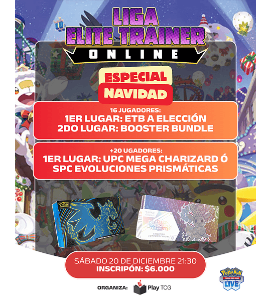 Liga Elite Trainer (Sábado 20.12.25) - Pokémon Live TCG  - 