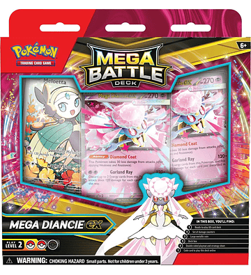 Mega Battle Deck (Mega Diancie ex) – Ingles - Pokémon TCG 