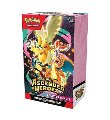 Booster Bundle - Inglés - Ascended Heroes - Pokémon TCG - Mega Evolution [PREVENTA 20.02.2026]