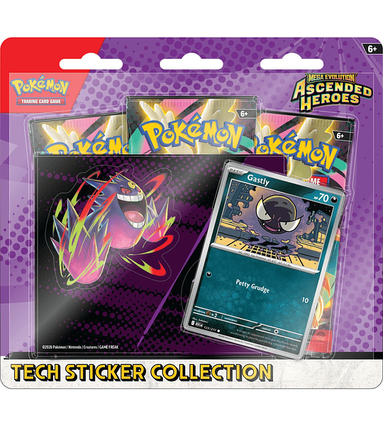 Ascended Heroes Tech Sticker Collection - Inglés - Mega Evolution - Pokémon TCG - 
