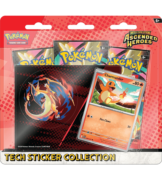 Ascended Heroes Tech Sticker Collection - Inglés - Mega Evolution - Pokémon TCG - 