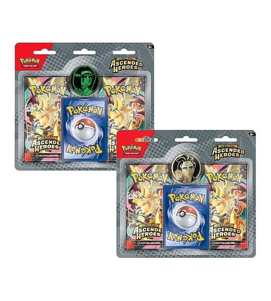 Ascended Heroes Collection Erika/Larry - Inglés - Mega Evolution - Pokémon TCG - 