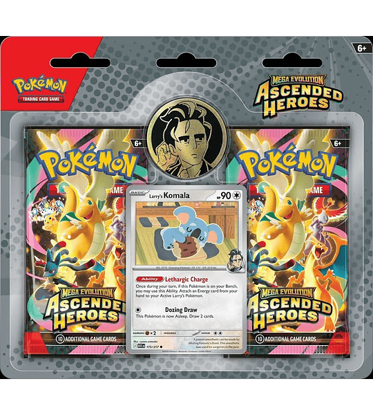 Ascended Heroes Collection Erika/Larry - Inglés - Mega Evolution - Pokémon TCG - 