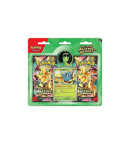 Ascended Heroes Collection Erika/Larry - Inglés - Mega Evolution - Pokémon TCG - 