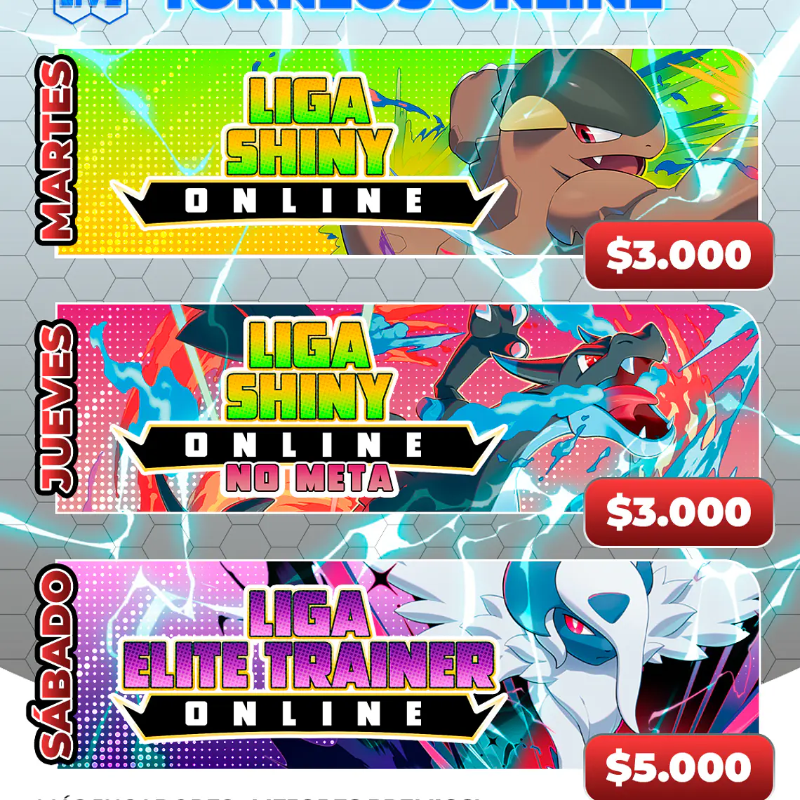 Cupo Liga Élite Trainer ($5.000) - Sábados - Pokémon Live TCG 1