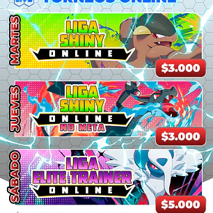 Cupo Liga Élite Trainer ($5.000) - Sábados - Pokémon Live TCG