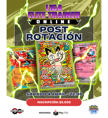 Cupo Liga Shiny (domingo 5.04.26) - Pokémon Live TCG