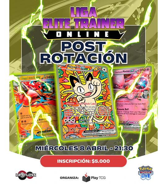 Cupo Liga Élite Trainer jueves 9  - 