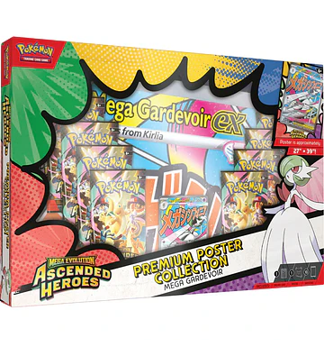Mega Evolution: Ascended Heroes - Premium Poster Collection (Mega Gardevoir) - Español - Pokémon TCG