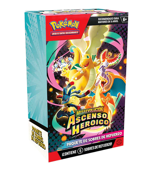 Booster Bundle - Inglés - Ascended Heroes - Pokémon TCG - Mega Evolution - 
