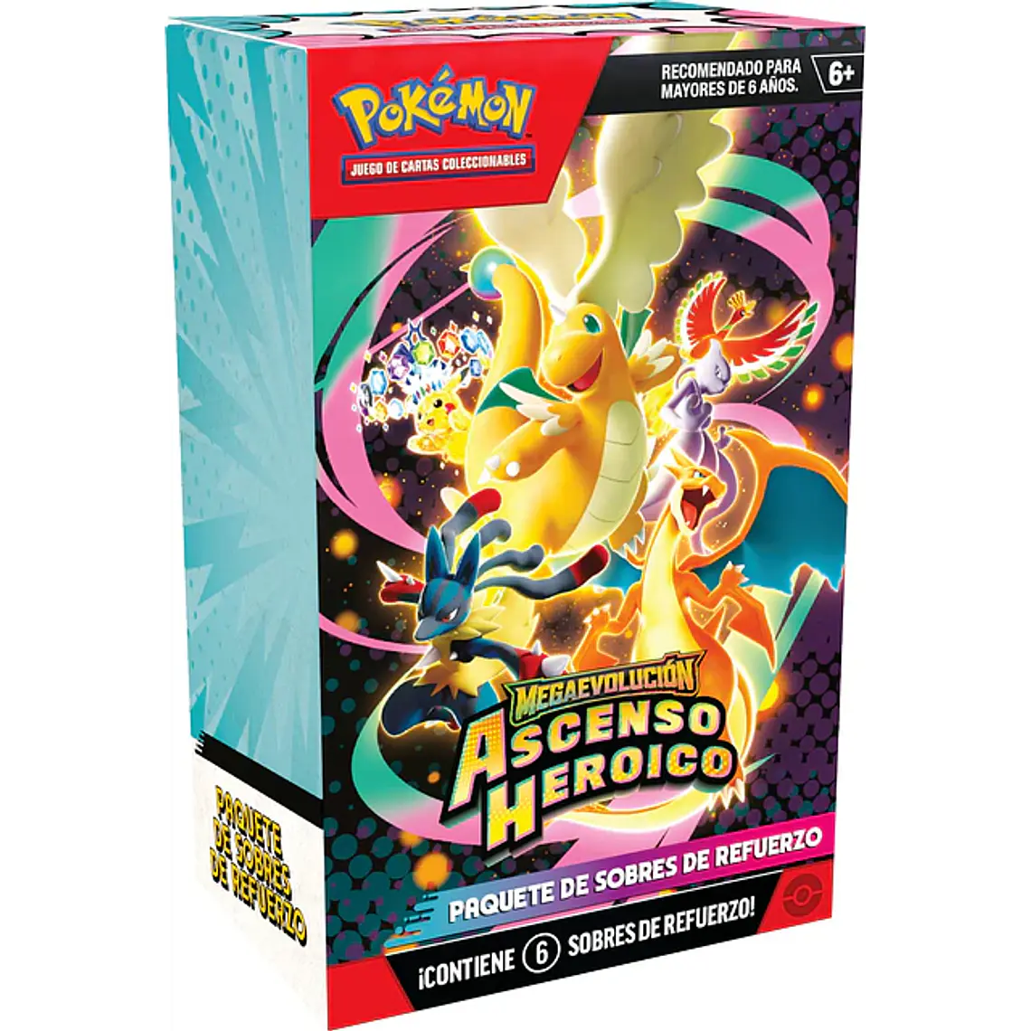 Booster Bundle - Inglés - Ascended Heroes - Pokémon TCG - Mega Evolution 1