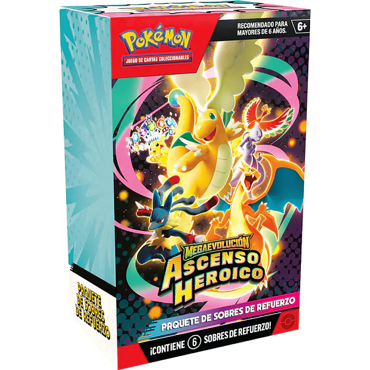 Booster Bundle - Inglés - Ascended Heroes - Pokémon TCG - Mega Evolution 1