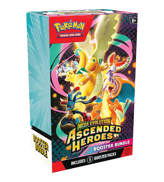 Booster Bundle - Inglés - Ascended Heroes - Pokémon TCG - Mega Evolution - 