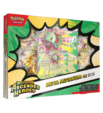 POKEMON TCG: MEGA EVOLUTION ASCENDED HEROES- EX BOX (MEGA MEGANIUM) INGLÉS