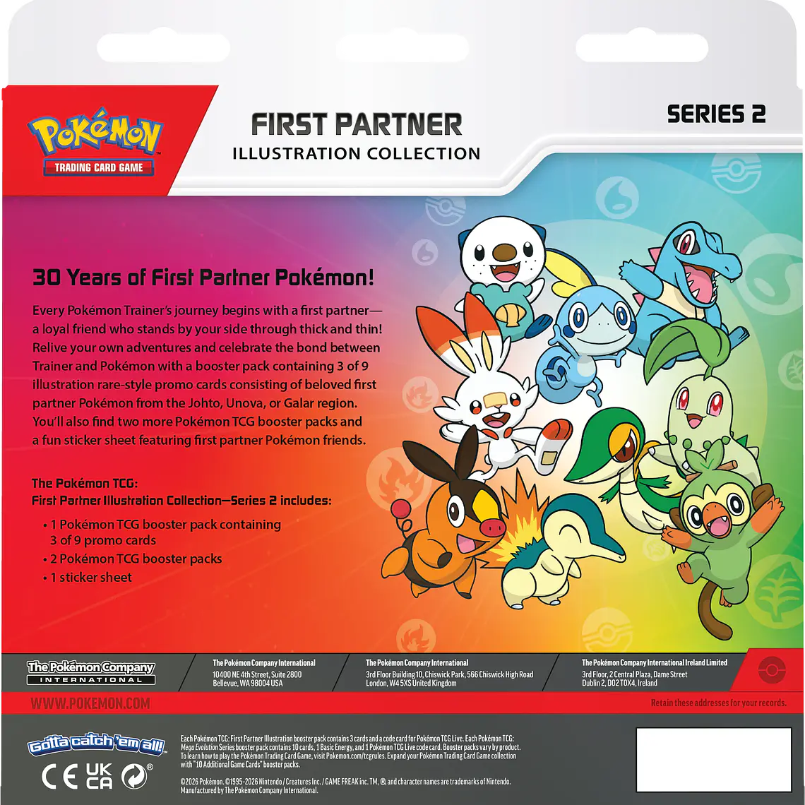 First Partner Illustration Collection Series 2 Inglés Pokémon TCG (19/06/26) 3